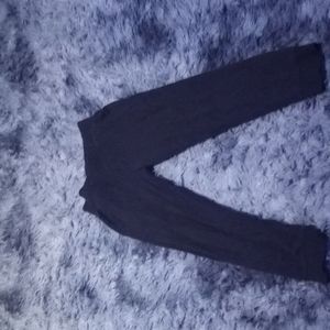 Athletic black sweatpants for boys